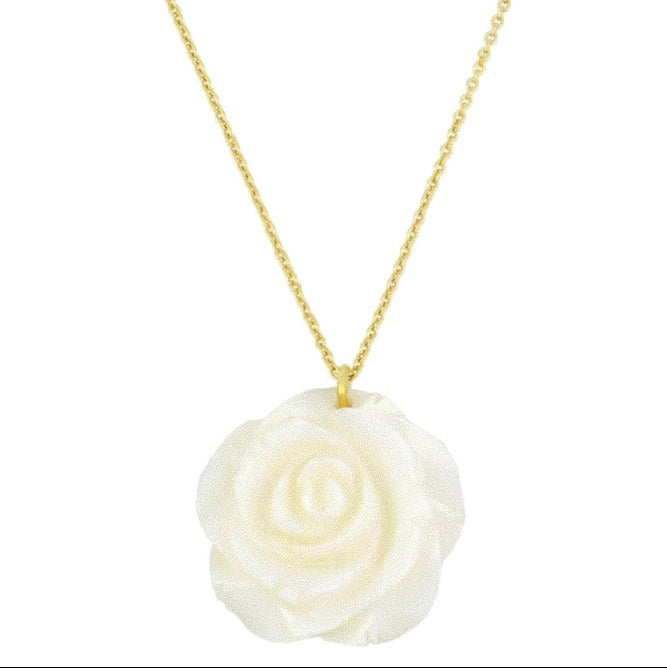 Colgante Rosa plata de ley 925