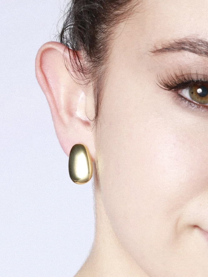 Olivia pendientes de clip plata 925 sin agujeros Zambba