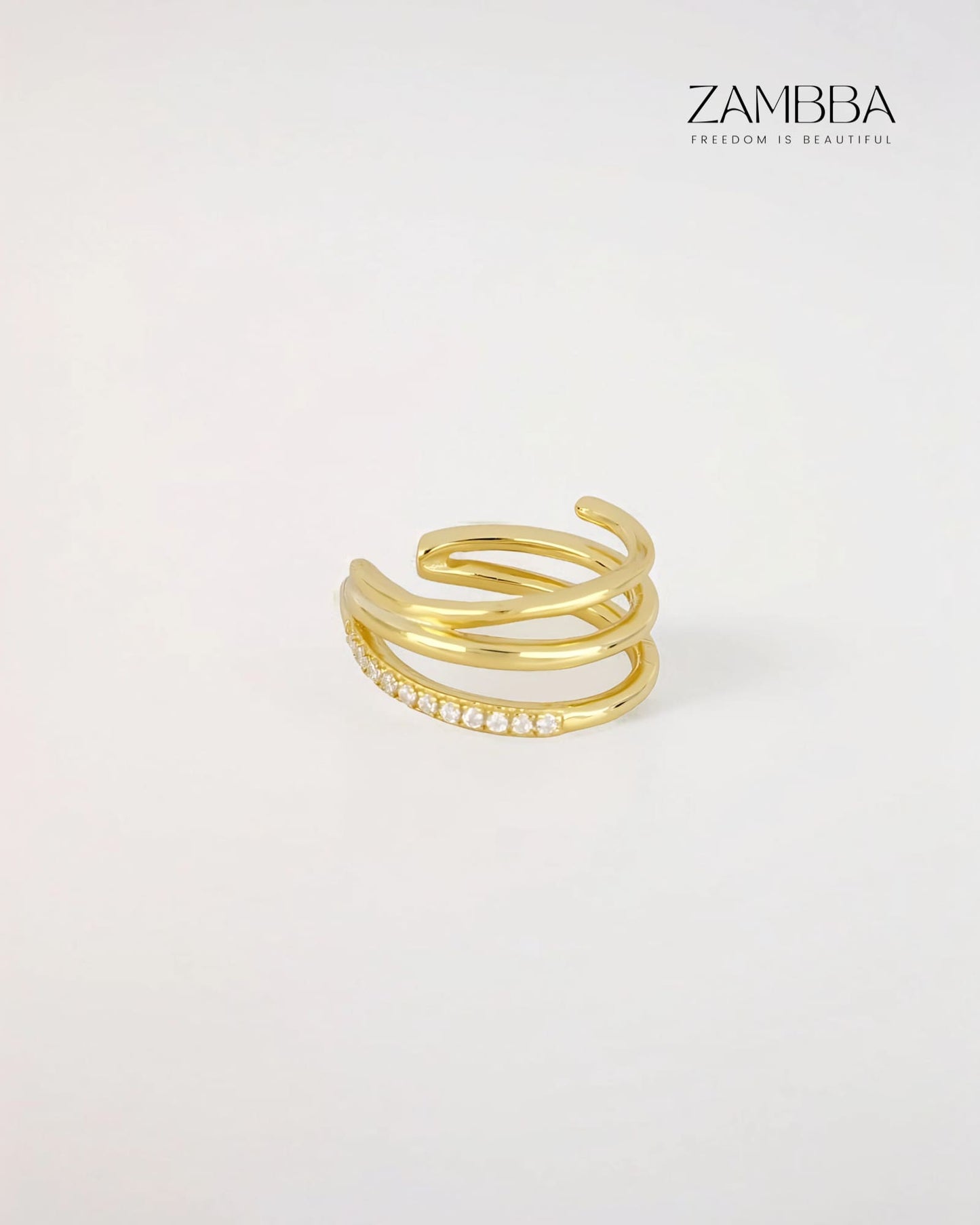 Selena - Ear cuff - Plata - Zambba