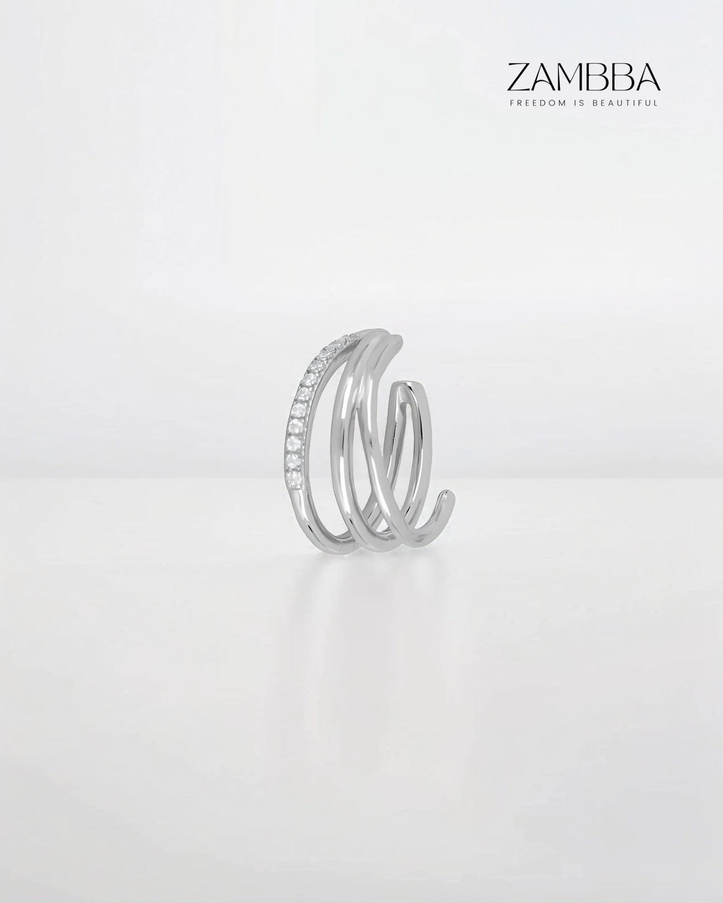 Selena - Ear cuff - Plata - Zambba