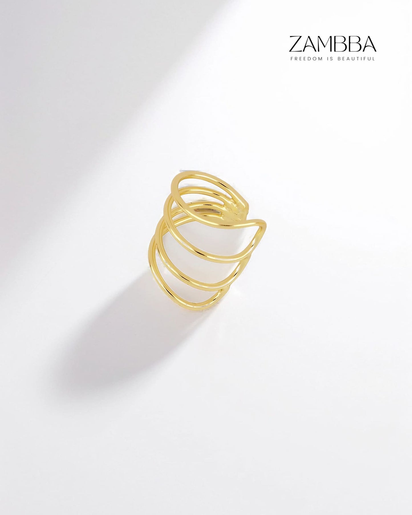 Zoe - Ear cuff - Plata - Zambba
