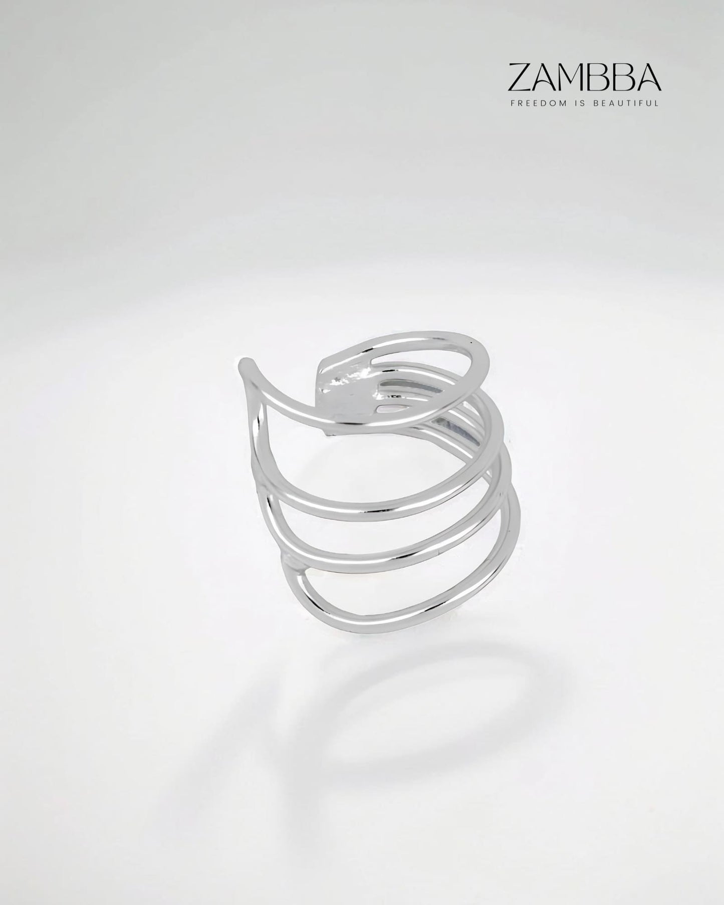 Zoe - Ear cuff - Plata - Zambba