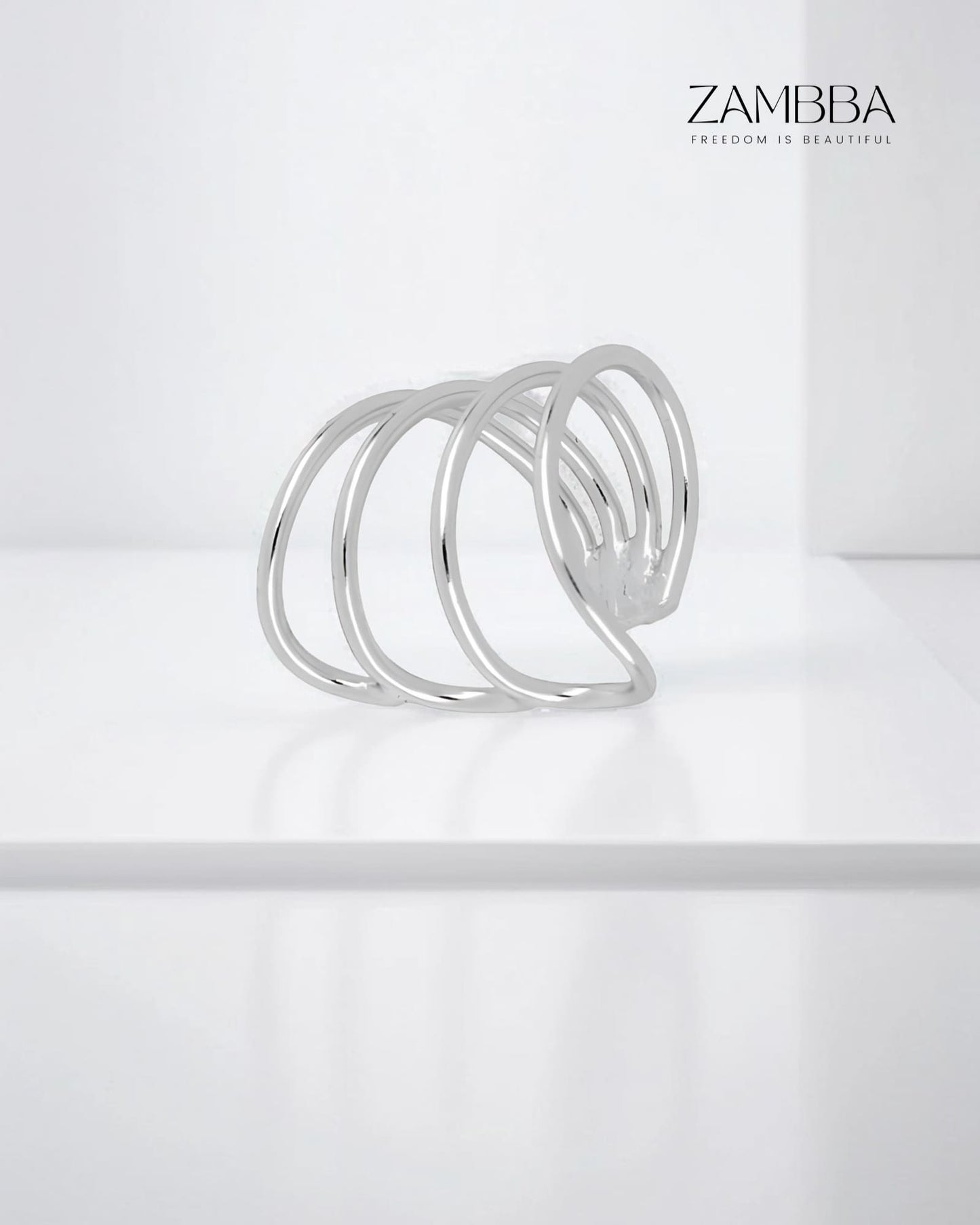Zoe - Ear cuff - Plata - Zambba