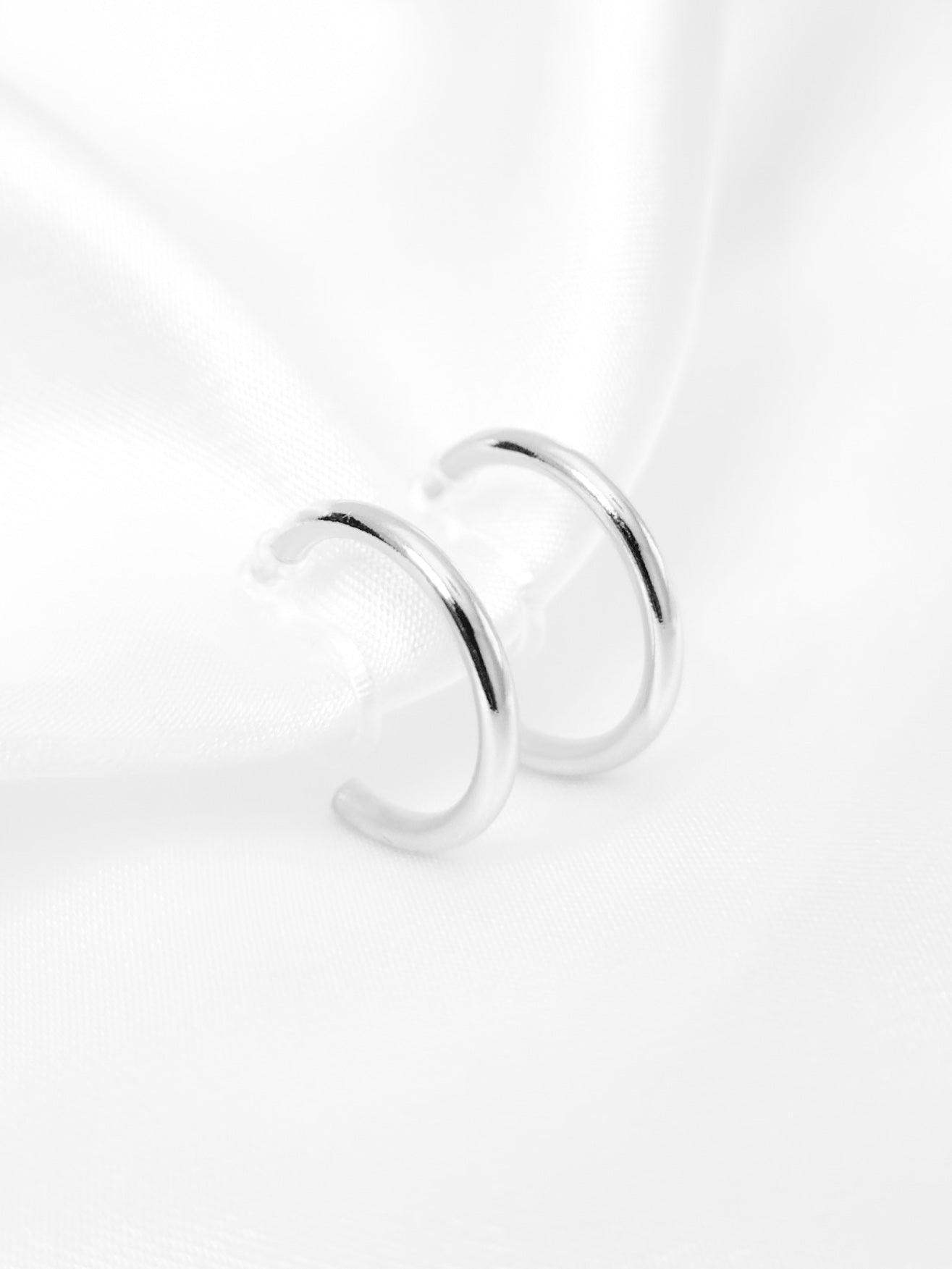 Aurora Classic - Pendiente con clip - Plata - Zambba