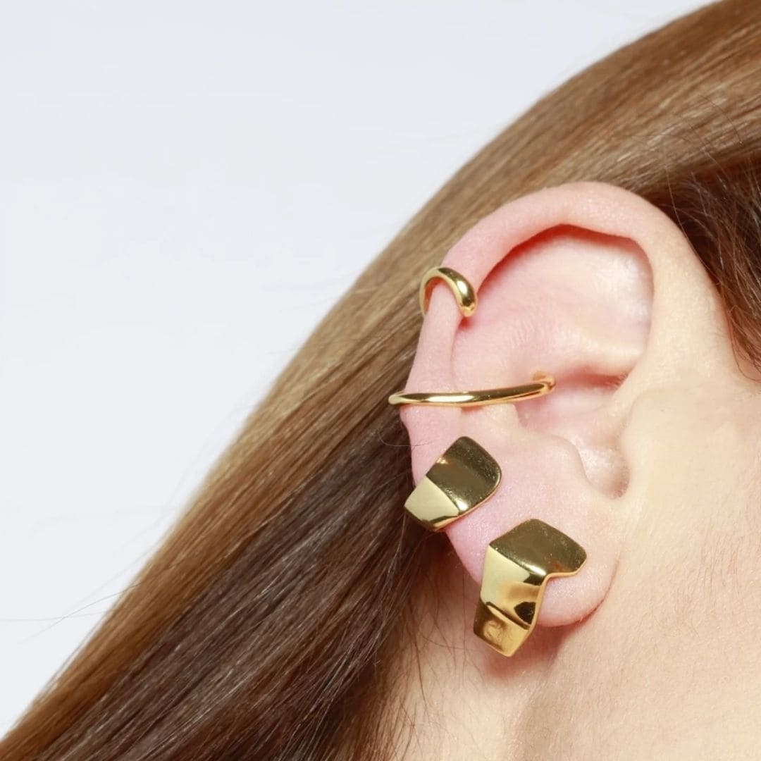 Lia - Ear cuff - Plata
