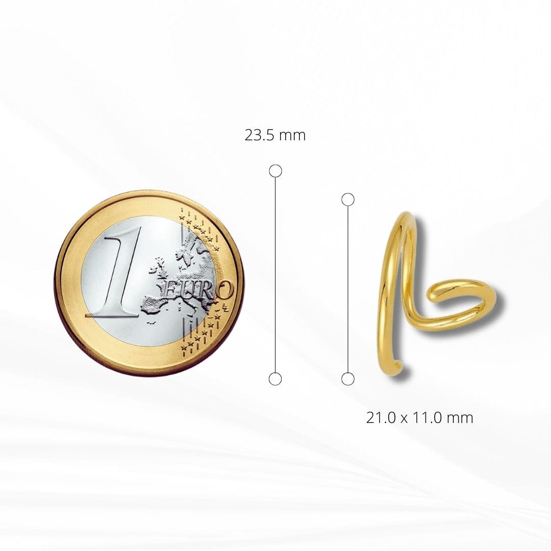 Lia - Ear cuff - Plata