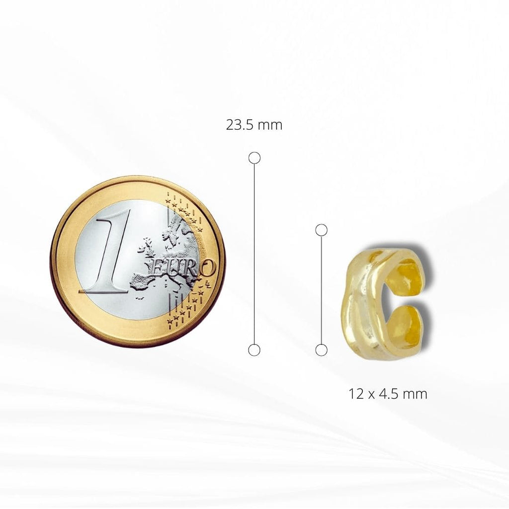 Lua - Ear cuff - Plata