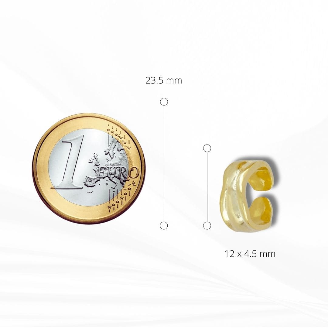 Lua - Ear cuff - Plata