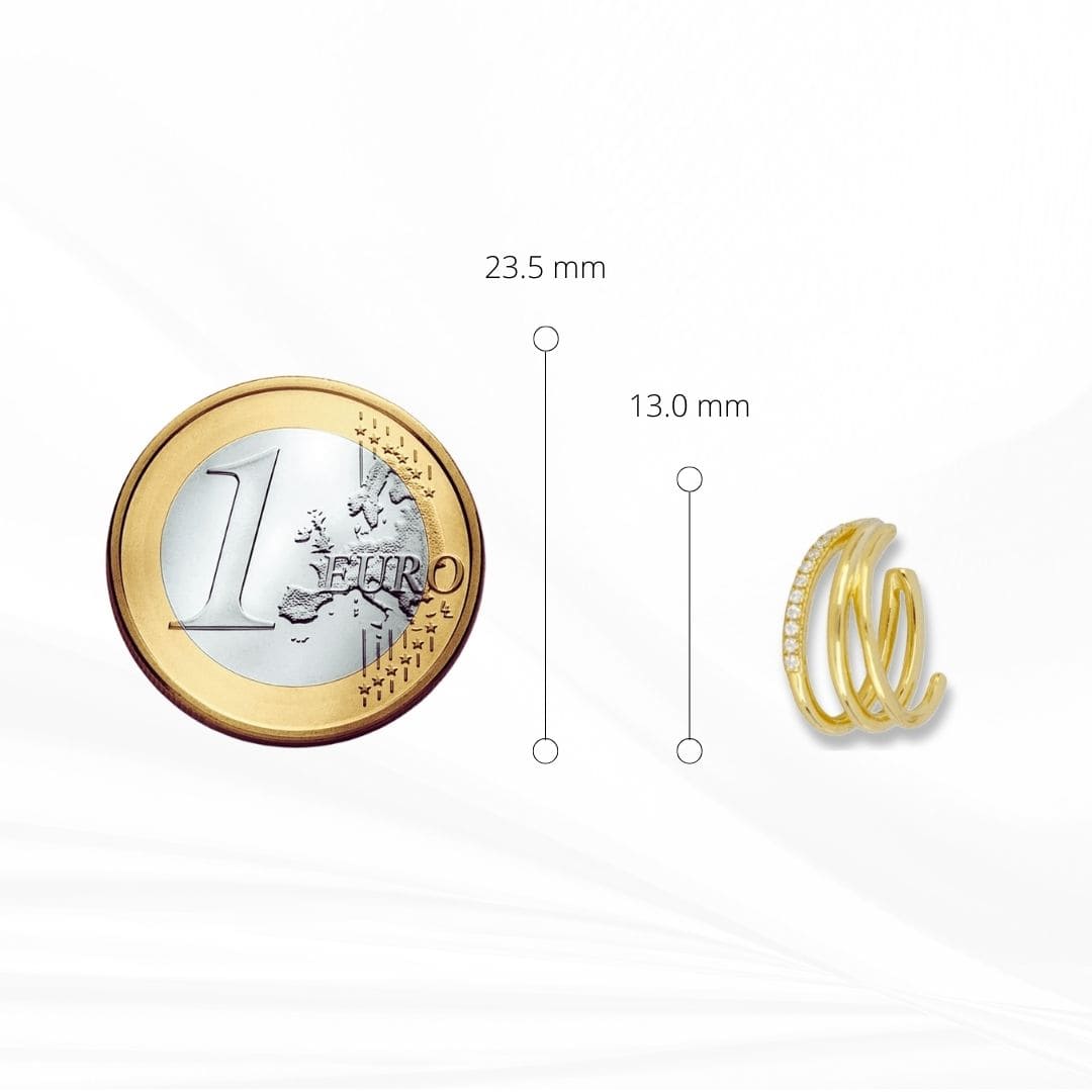 Selena - Ear cuff - Plata