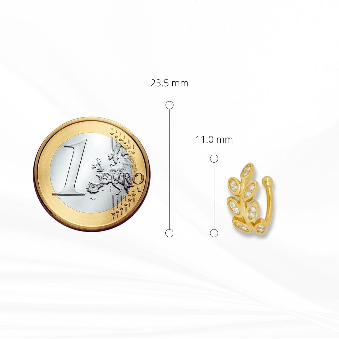 Iris - Ear cuff - Plata