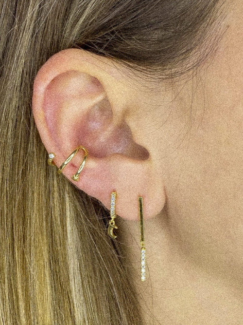 Aura - Ear cuff - Plata - Zambba