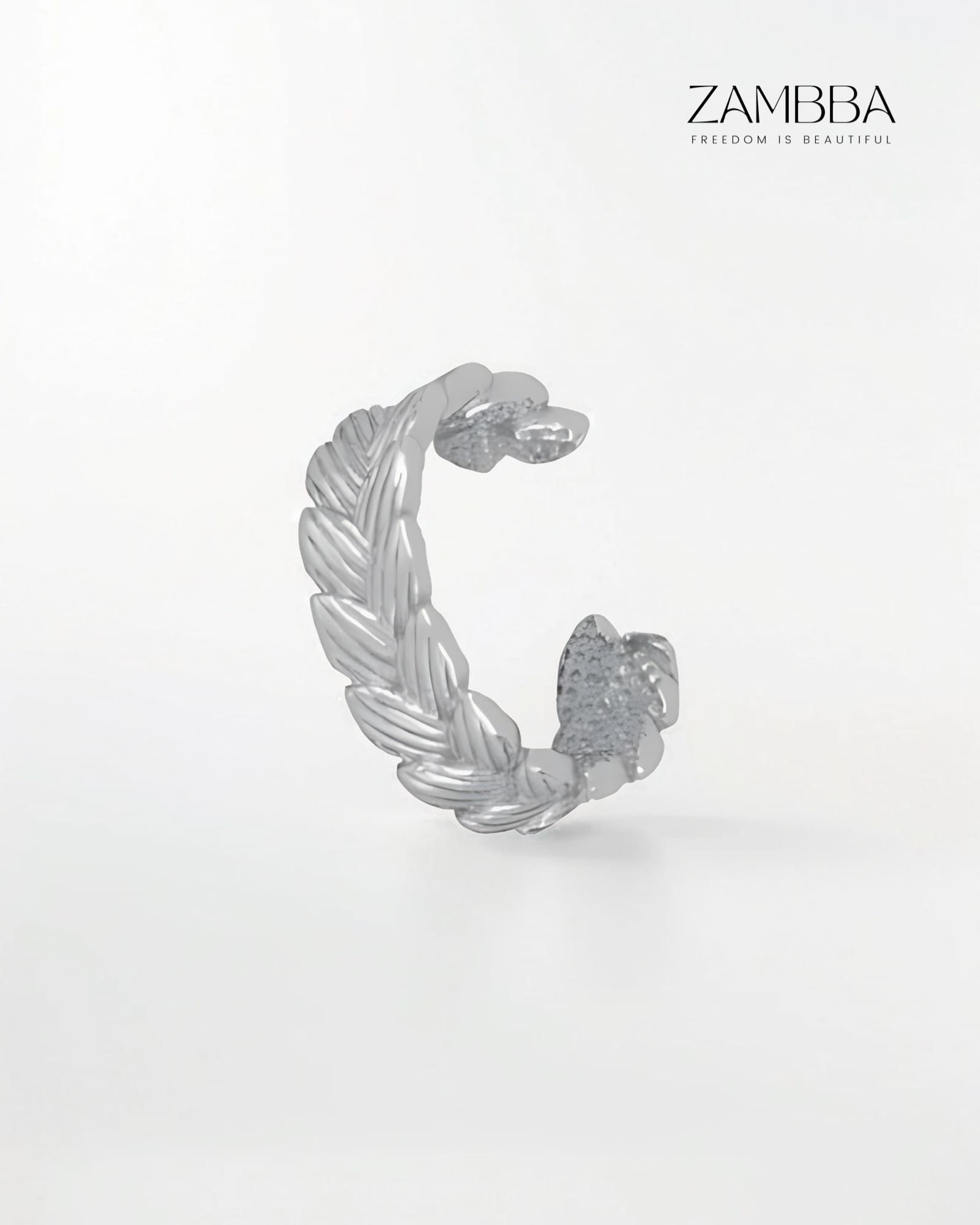 Cleo - Ear cuff - Plata - Zambba
