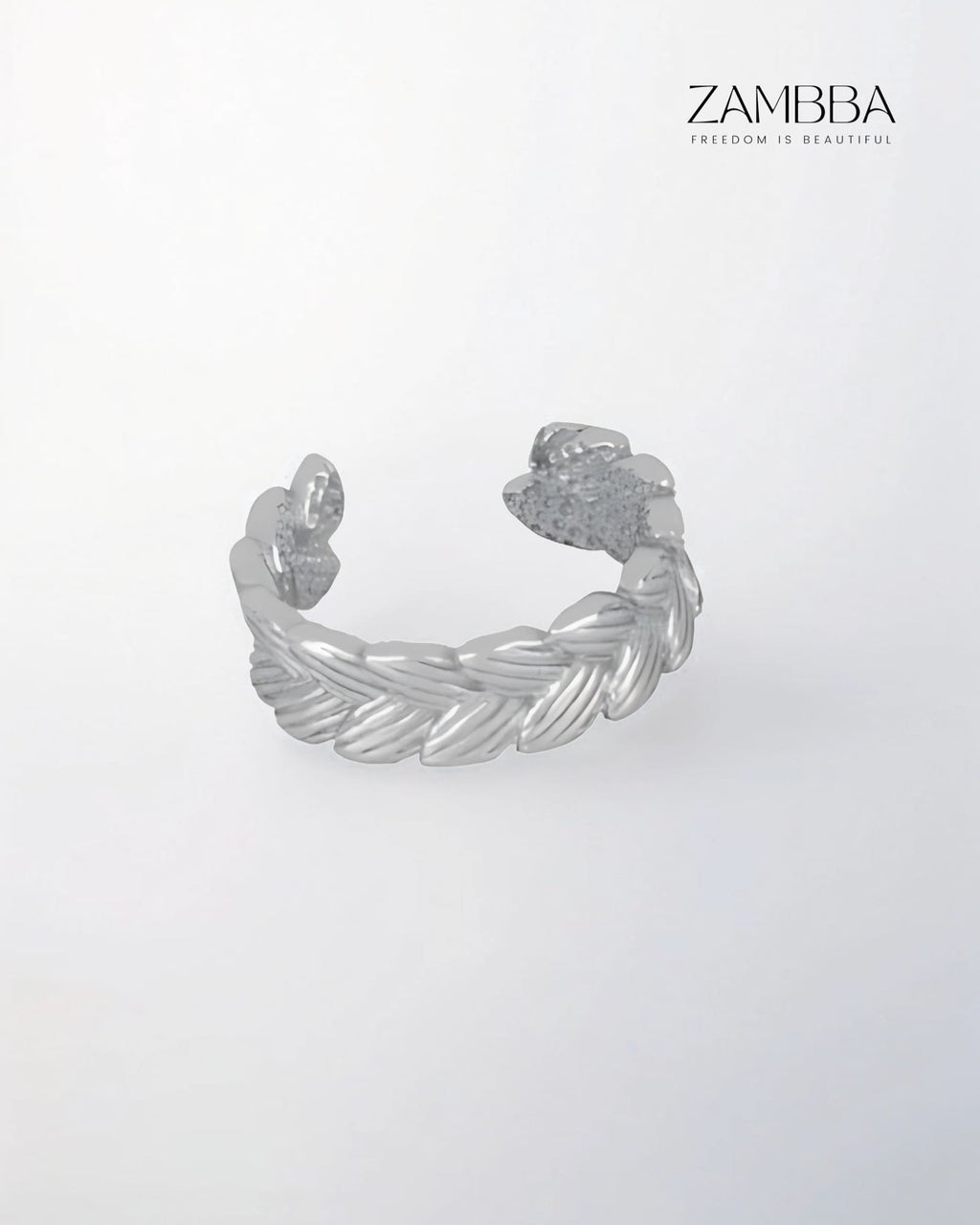 Cleo - Ear cuff - Plata - Zambba
