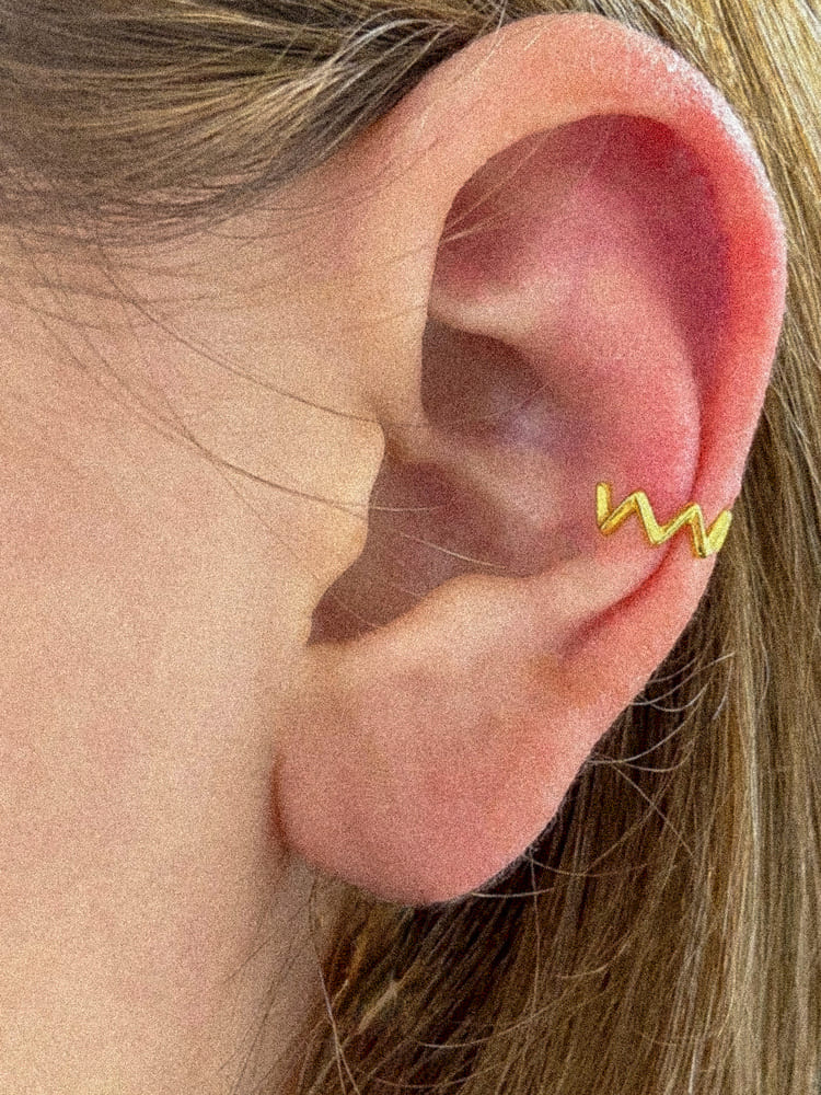Kira - Ear cuff - Plata - Zambba