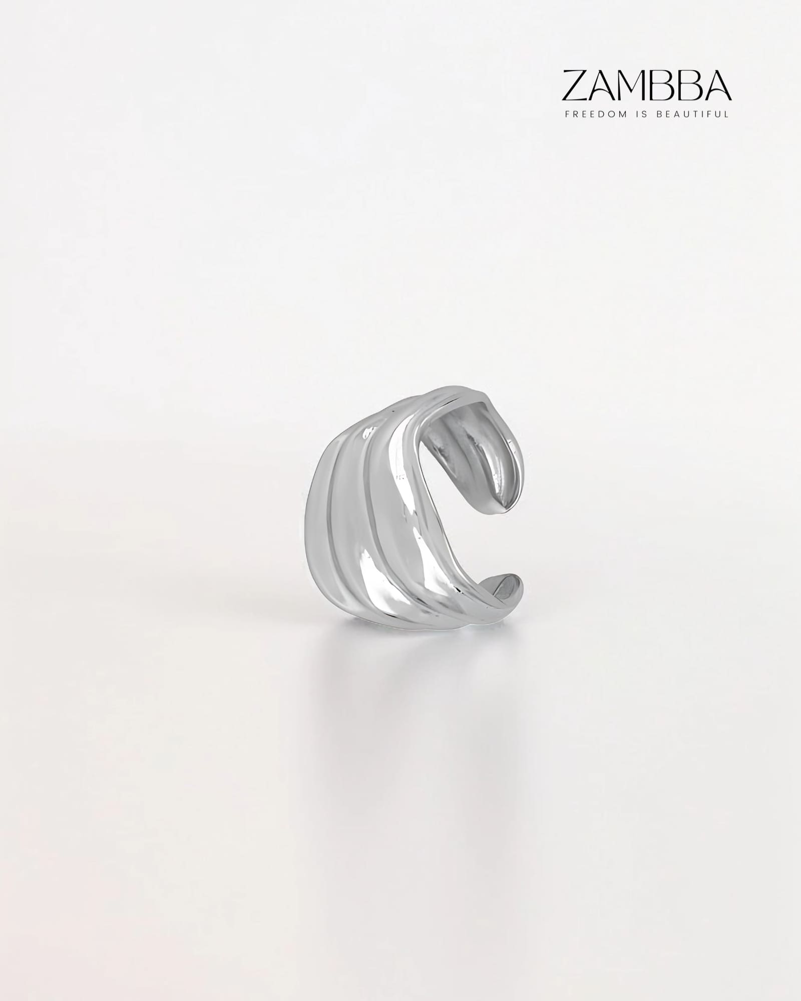 Ona - Ear cuff - Plata - Zambba