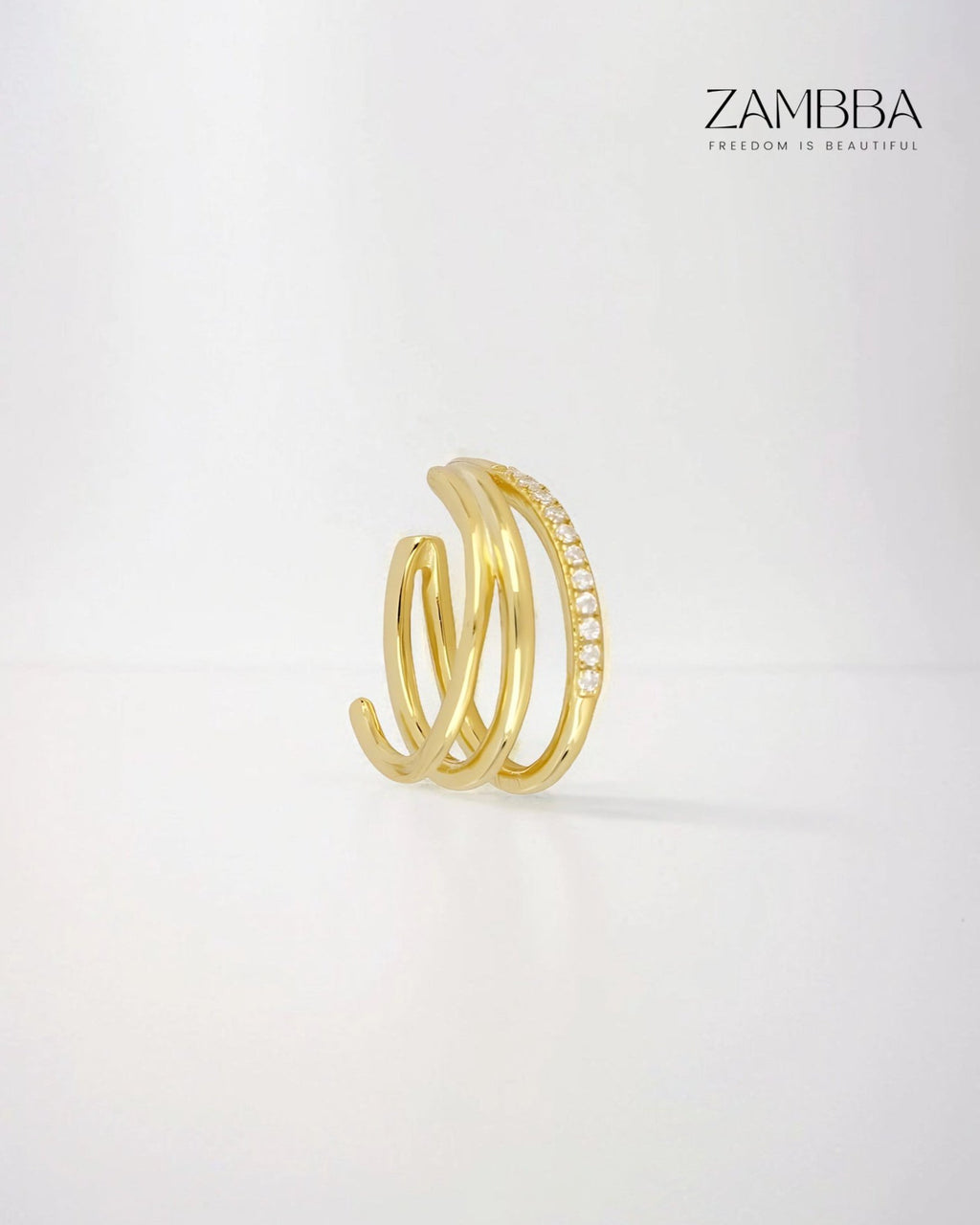 Selena - Ear cuff - Plata - Zambba