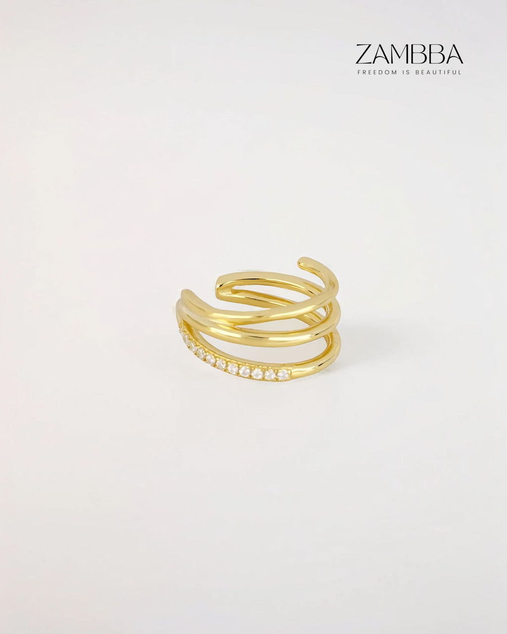 Selena - Ear cuff - Plata - Zambba