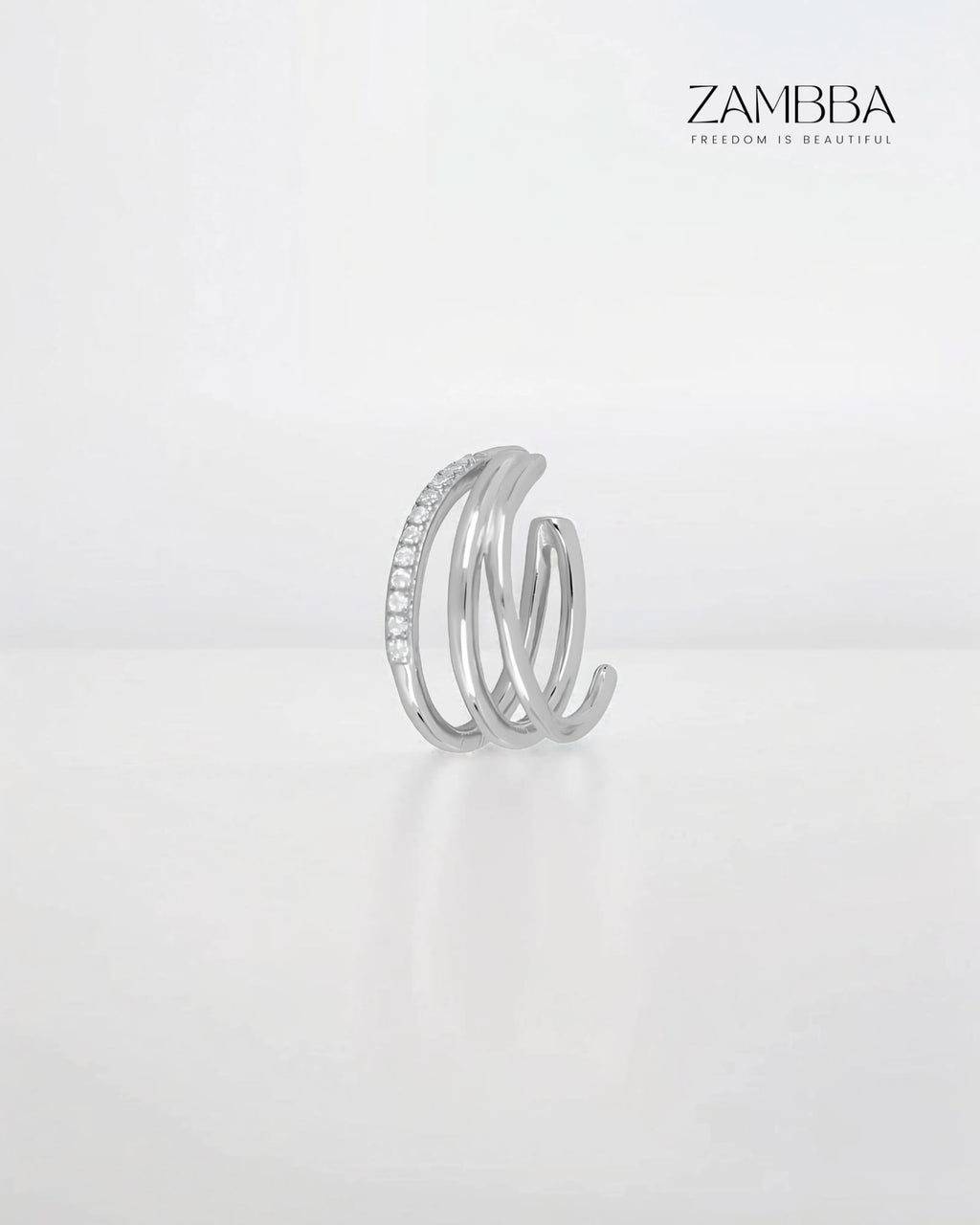 Selena - Ear cuff - Plata - Zambba