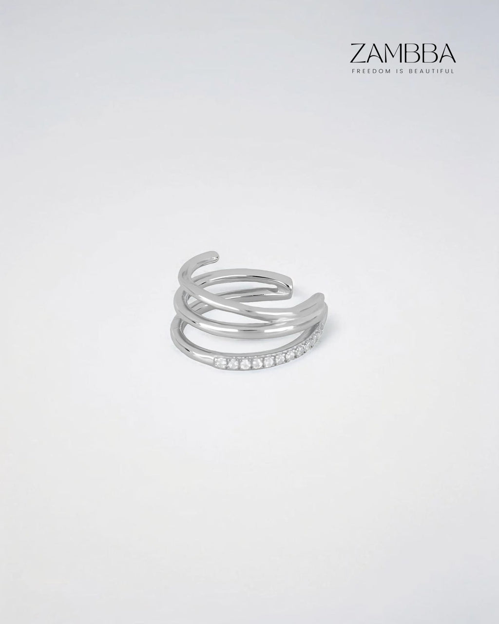 Selena - Ear cuff - Plata - Zambba