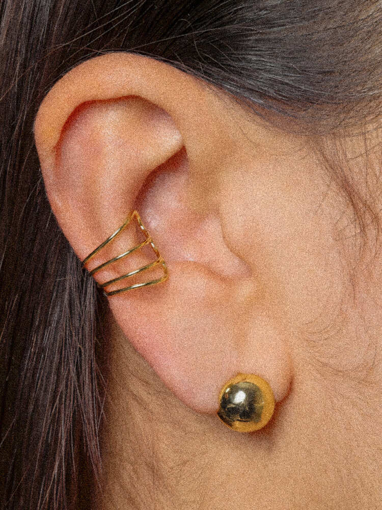 Zoe - Ear cuff - Plata - Zambba