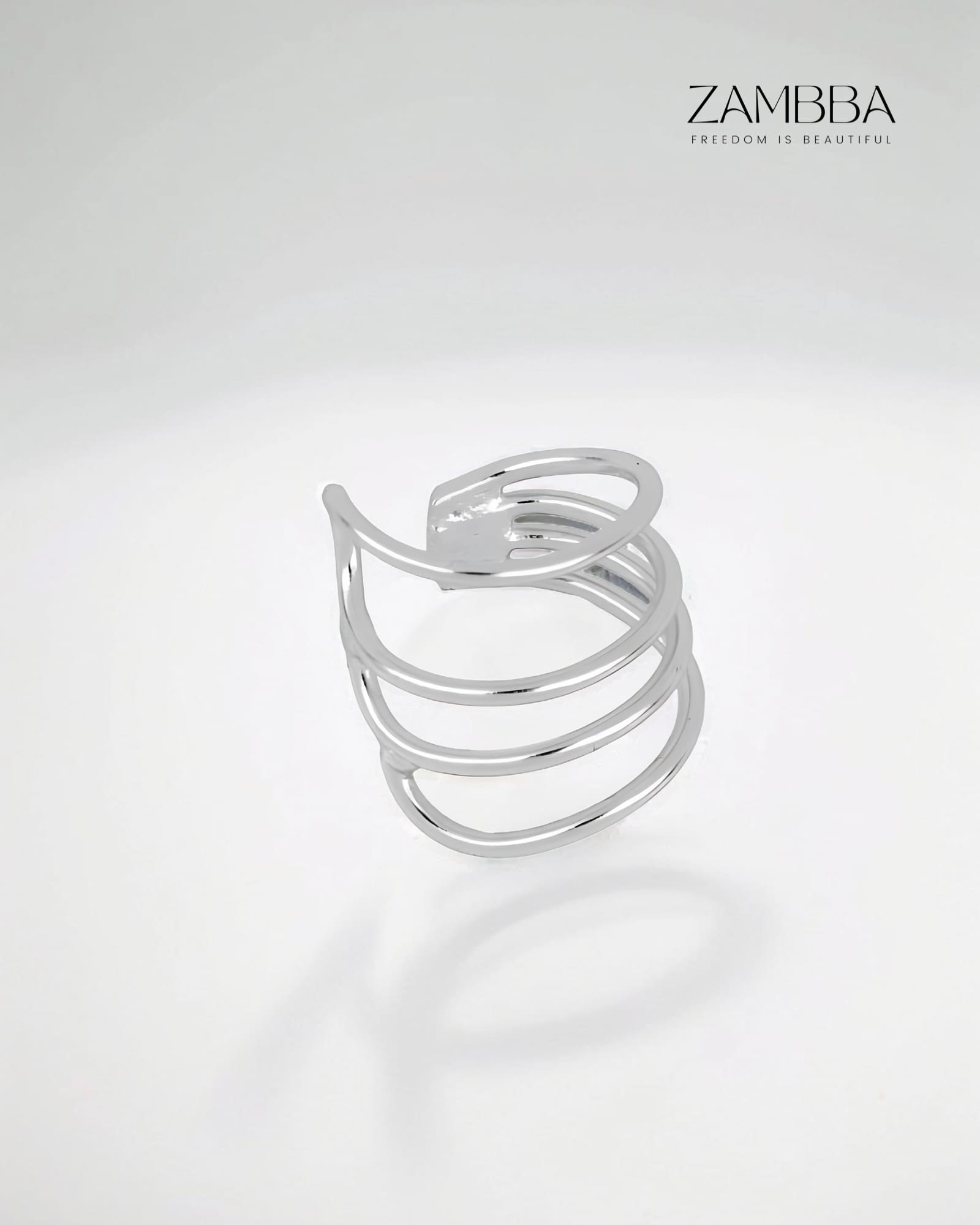 Zoe - Ear cuff - Plata - Zambba