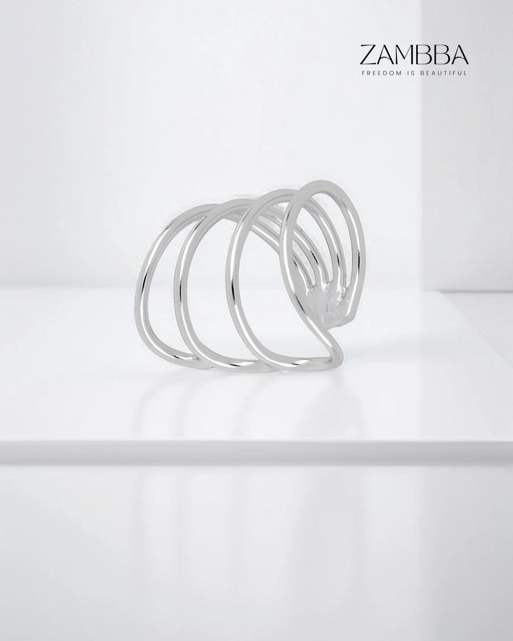 Zoe - Ear cuff - Plata - Zambba