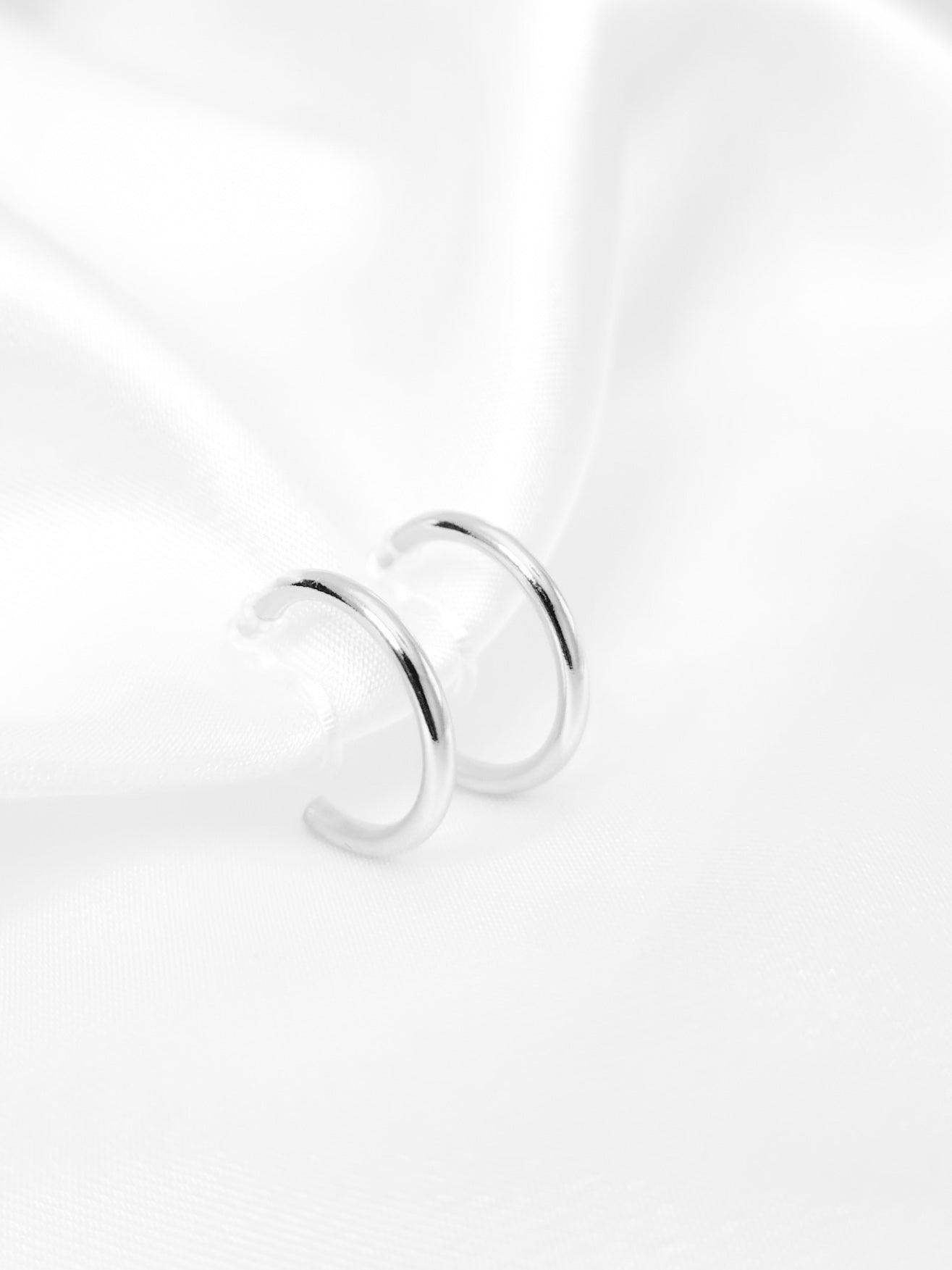 Aurora Maxi - Pendiente con clip - Plata - Zambba