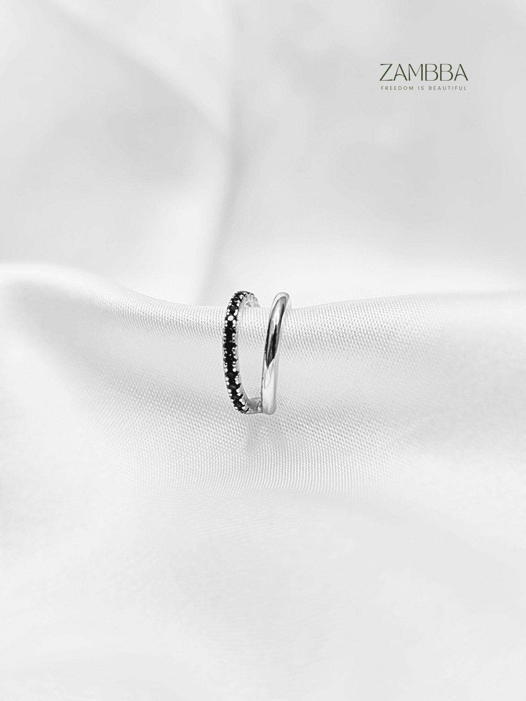 Luna- Ear cuff-Plata - Zambba
